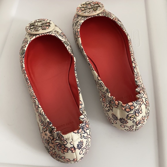 Tory Burch Minnie Travel Ballet Flats - hicks garden - Picture 3 of 6